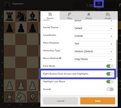 how to turn on arrows in chess.com|How To Enable Arrows Chess.com Tutorial .